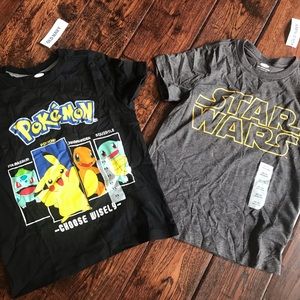 Two old navy. T shirts brand new just wrinkled.